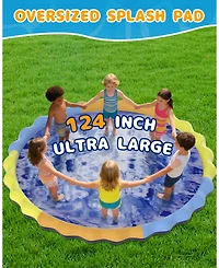 Aofar Splash Pad Sprinkler Mat Pool Outdoor Summer Fun