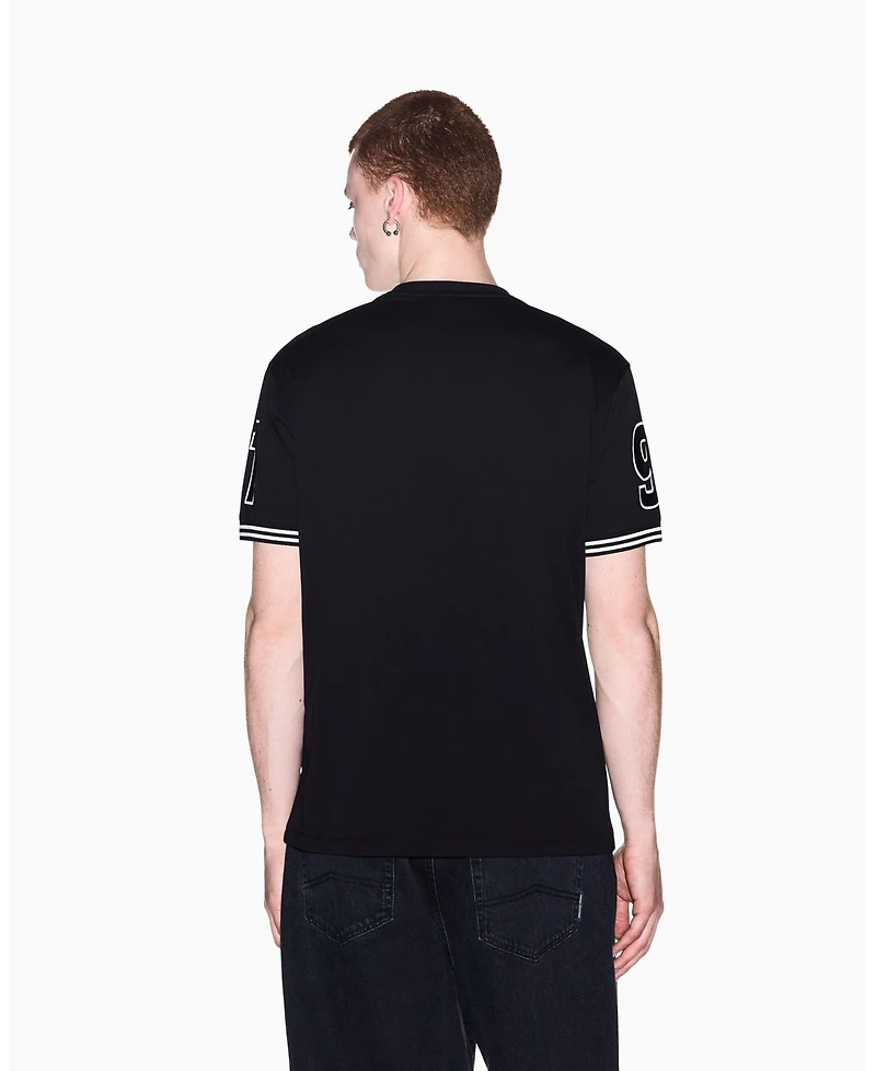 A|X Armani Exchange Men's Multi Badge T-Shirt