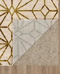 Closeout! Scott Living Artisan Celeste Brushed Gold 5'3" x 7'10" Area Rug