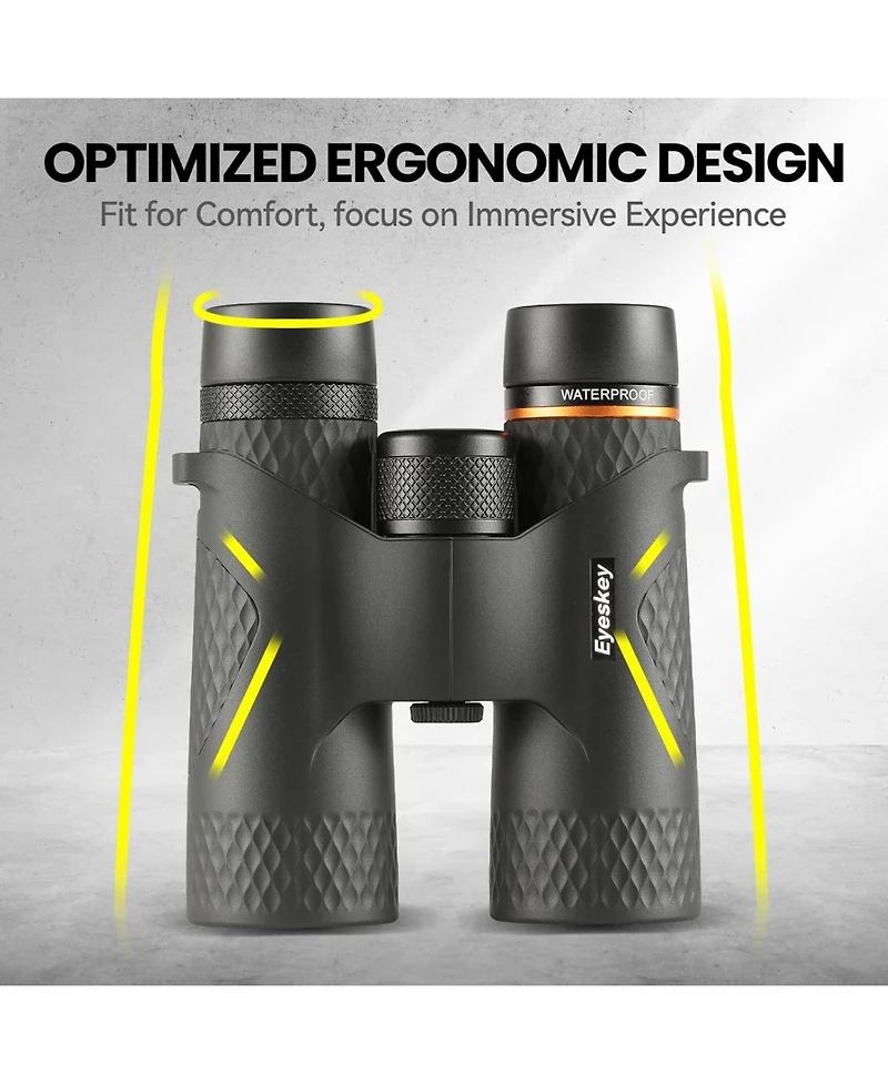 Neewer 10x42 Waterproof Binoculars with Ed Glass and Phone Adapter