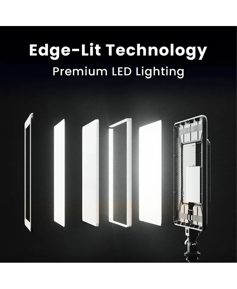 Lume Cube Studio Panel Led 2-Light Kit with Barndoors and Stand