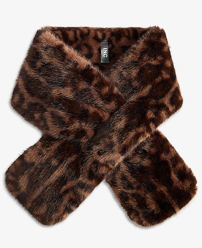 I.n.c. International Concepts Women's Leopard-Print Faux-Fur Muffler, Macy's Exclusive