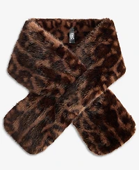 I.n.c. International Concepts Women's Leopard-Print Faux-Fur Muffler, Macy's Exclusive