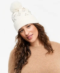 I.n.c. International Concepts Women's Floral Beanie, Macy's Exclusive