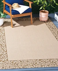 Safavieh Courtyard CY0727 Natural and 8' x 11' Outdoor Area Rug