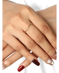 Devata Chevron Ring in 14K Gold