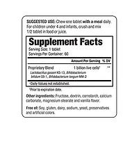 Kyo-Dophilus Kids Probiotic, Promotes regularity and immune health, 60 Tablets