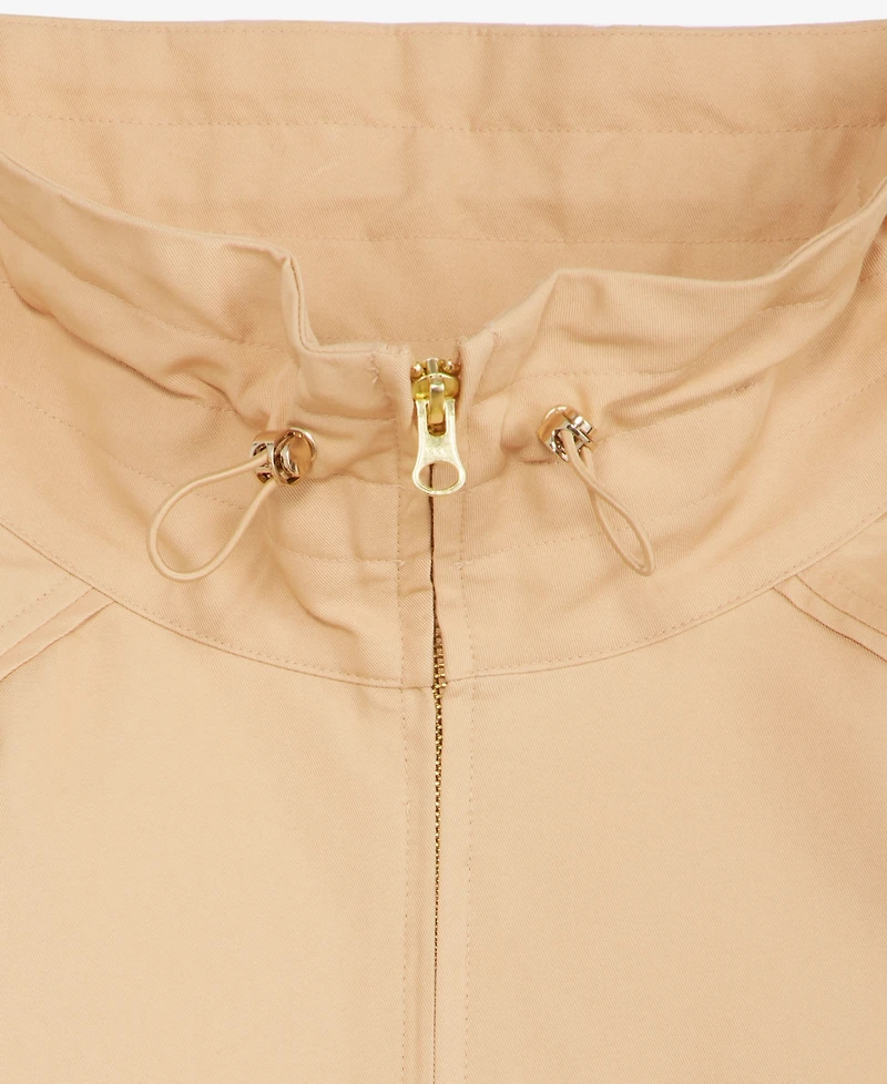 On 34th Women's Funnel-neck Ruched-Sleeve Bubble Hem Jacket, Macy's Exclusive