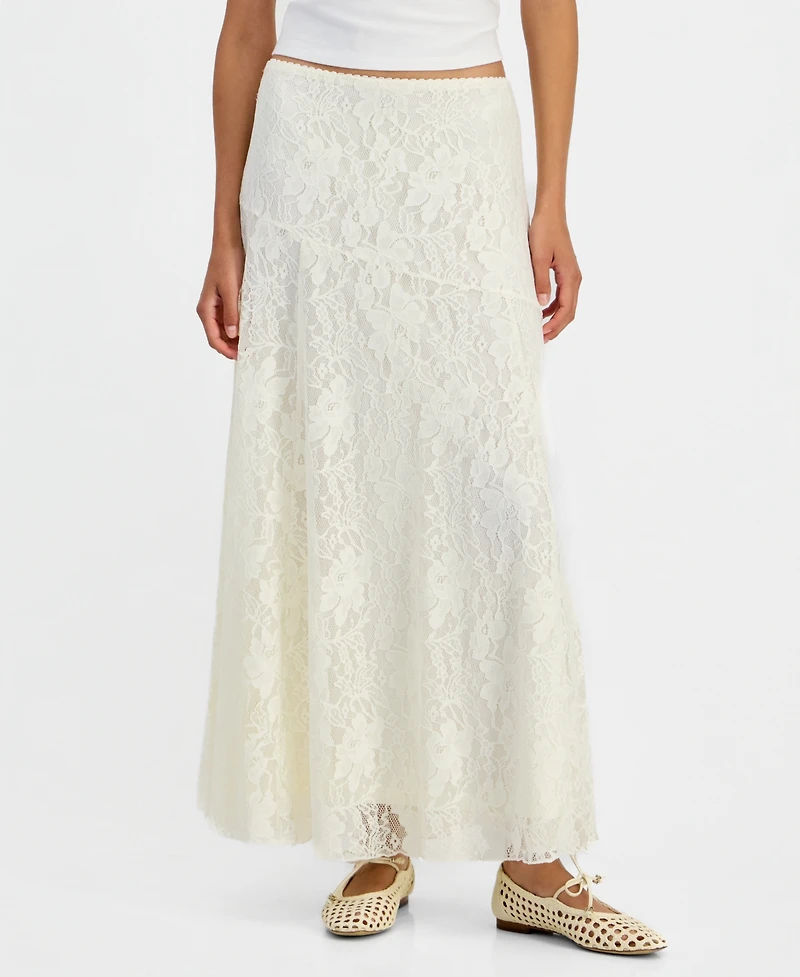 On 34th Women's Lace A-Line Pull-On Maxi Skirt, Macy's Exclusive