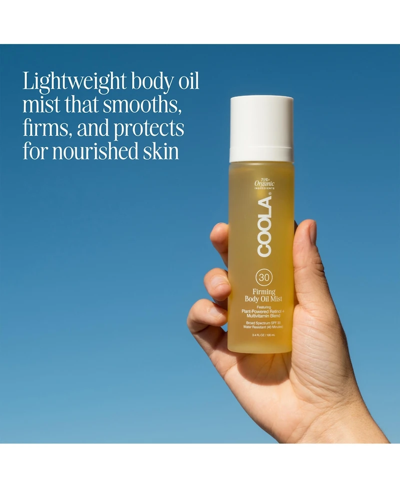 Coola Firming Body Oil Mist Spf 30, 3.4 oz.