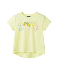 Andy & Evan Big Girls Love Emroidered Tee