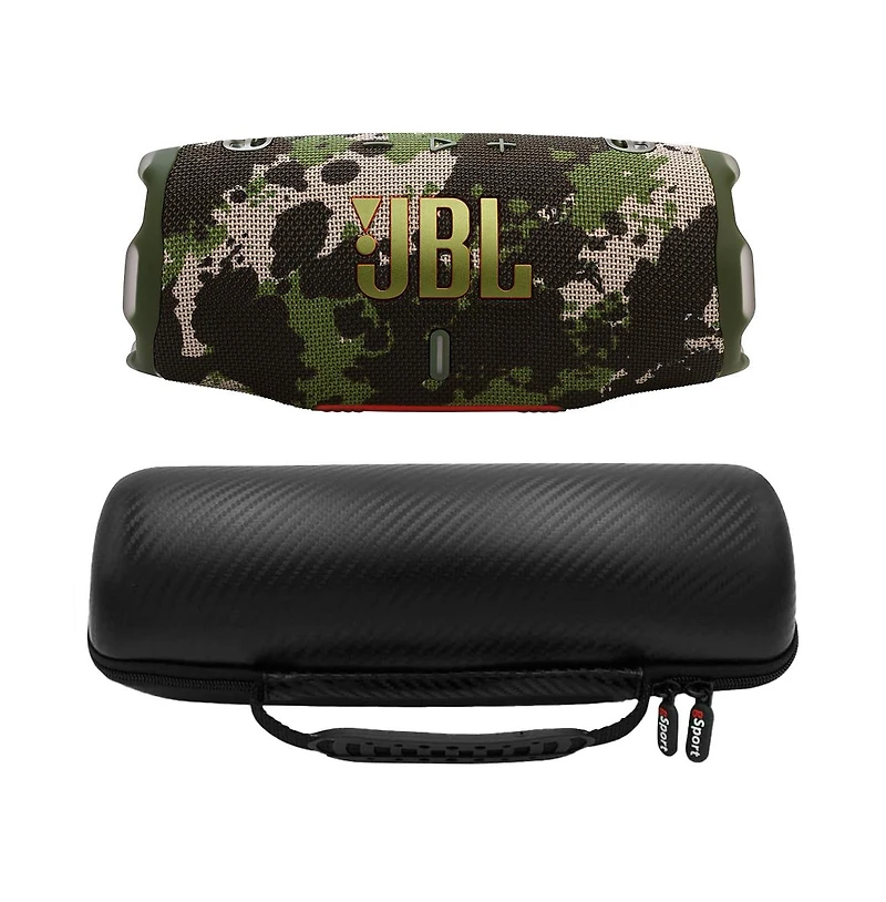 Jbl Charge 6 Waterproof Portable Speaker Bundle with gSport Carbon Fiber Case