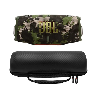 Jbl Charge 6 Waterproof Portable Speaker Bundle with gSport Carbon Fiber Case