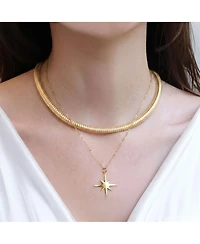 The Lovery Starburst Necklace 14K Gold Plated Sterling Silver