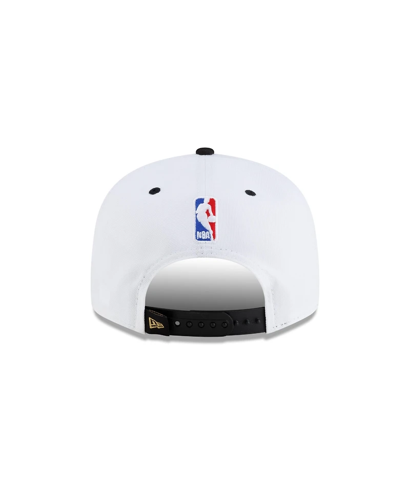 New Era Men's White/Black San Antonio Spurs 2026 Nba Champions Locker Room 9FIFTY Snapback Hat