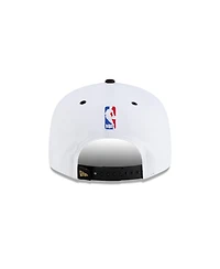 New Era Men's White/Black San Antonio Spurs 2026 Nba Champions Locker Room 9FIFTY Snapback Hat