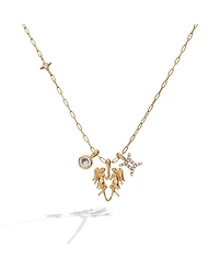Alex and Ani Gemini Zodiac Charm Cluster Necklace