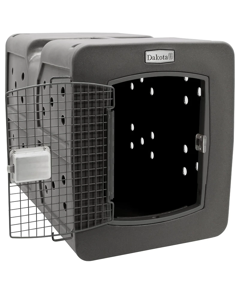 Dakota283 G3 High-Security Polyethylene Framed Door Kennel, XLarge, Dark Granite