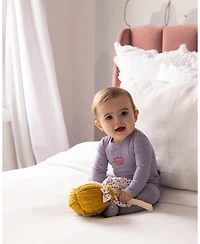 MeMoi Baby and Toddler "Generation MeMoi" Stretchy Mini-Striped Cotton-Rich Footie