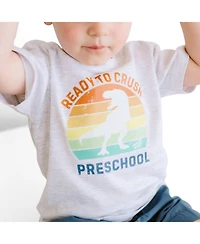 Sweet Wink Toddler Boys Ready to Crush Preschool Short Sleeve T-Shirt