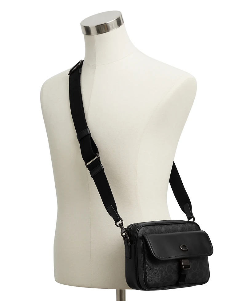 Coach Knox Signature Canvas Camera Bag