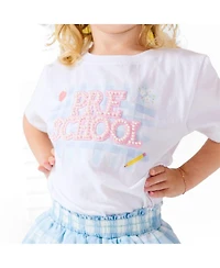 Sweet Wink Toddler Girls Preschool Pearl Patch Short Sleeve T-Shirt