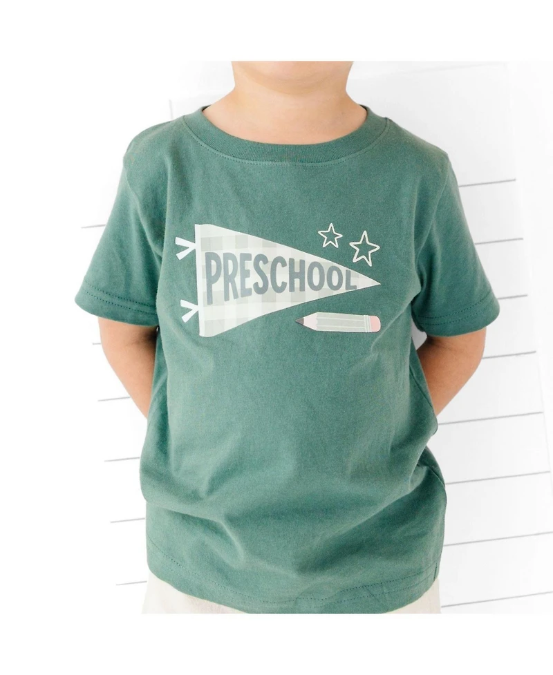 Sweet Wink Toddler Boys Preschool Pennant Short Sleeve T-Shirt