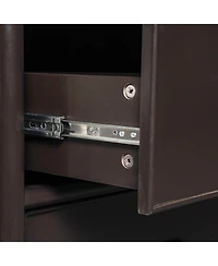 Casainc Storage Cabinet with Two Drawers and Four Doors