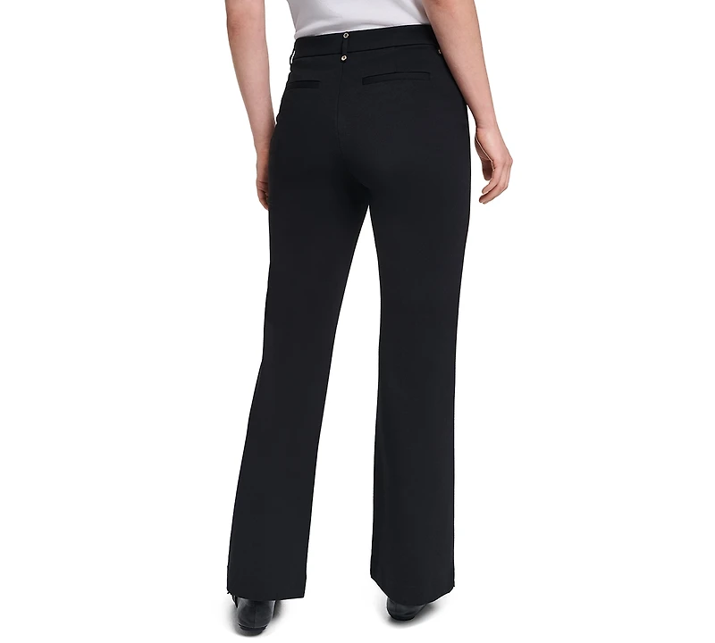 Karl Lagerfeld Paris Petite Silky Pull-On Pants
