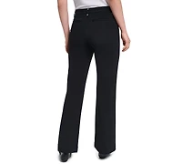 Karl Lagerfeld Paris Petite Silky Pull-On Pants