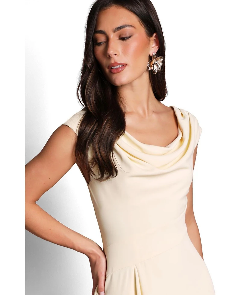 Coast Women's Off Shoulder Crepe Midi Dress
