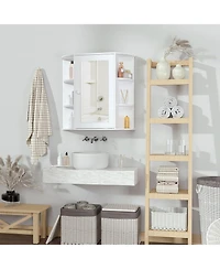 Phying Wall Mounted Bathroom Mirror Cabinet Medicine Cabinet with Multiple Storage Shelves for Bathroom Organizer