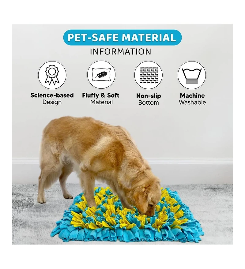 Aronkl Large Breed Dog Slow Feeder Sniff Mat Interactive Enrichment Toy