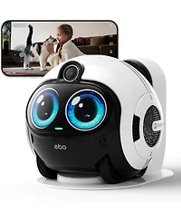 Enabot Ebo Max FamilyBot Smart Home Robot with 4K Camera, V-slam Navigation, Two-Way Video and Ai Patrol