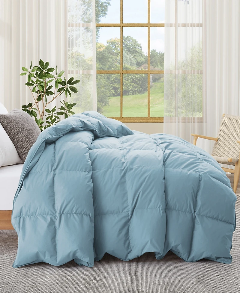 Unikome 300 Thread Count Cotton All-Season Goose Feather Comforter