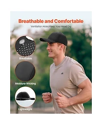 Aoligeijs Baseball Cap, Plain Baseball Hat with Breathable Fabric, Adjust Size, Lightweight Summer Thin Sports Caps Ideal for Running, Workouts, or