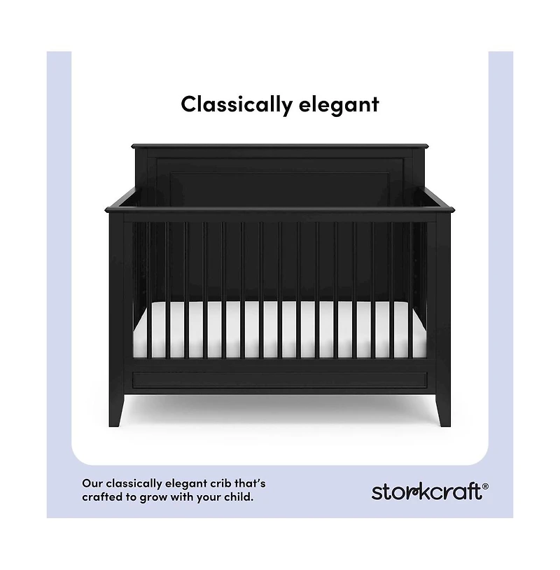Storkcraft Solstice 5-in-1 Convertible Crib