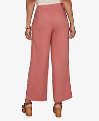 Ruby Rd. Petite Lace Trim Lightweight Pull-On Pants