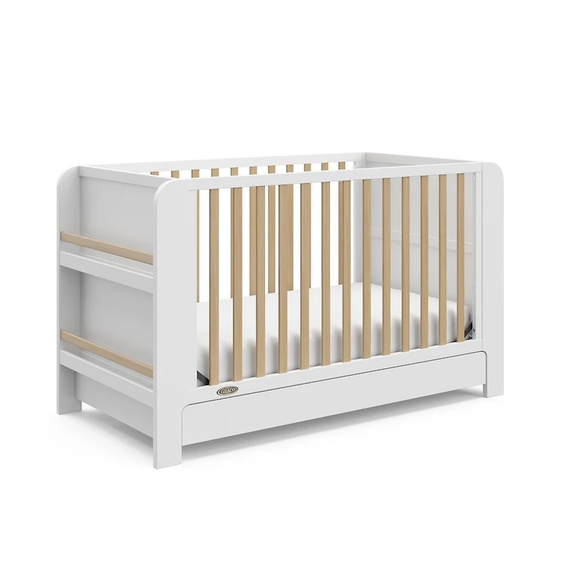 Graco Read-with-Me 4-in-1 Convertible Crib with Drawer