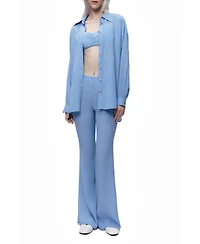 Nocturne Women's High-Waist Flare Trousers