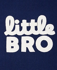 First Impressions Baby Boys' Little Bro Bodysuit & Pants, 2-Piece Set, Macy's Exclusive