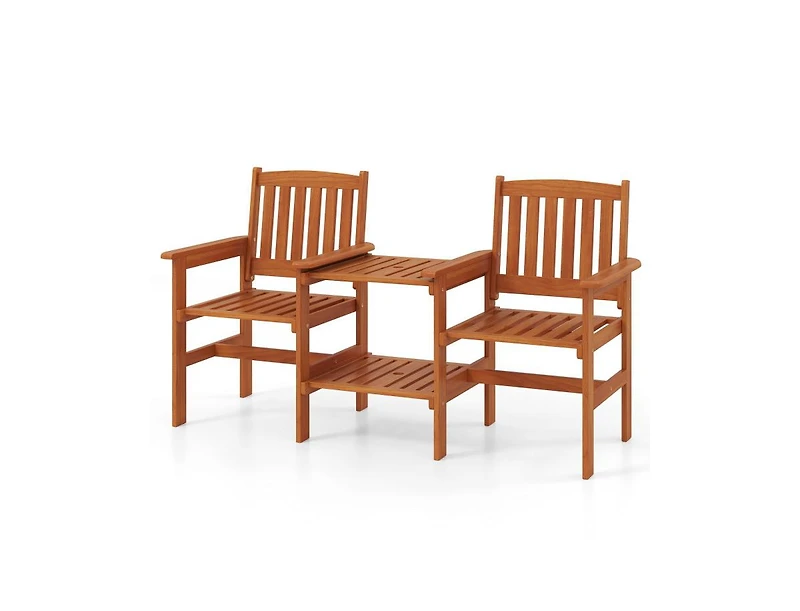 Boyel Living 2-Seater Outdoor Patio Furniture Set with 1.57 Inch Umbrella Hole