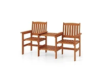 Boyel Living 2-Seater Outdoor Patio Furniture Set with 1.57 Inch Umbrella Hole