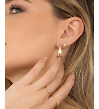 Mint & Lily Textured Gold Ball Studs