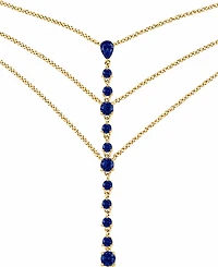 Sterling Forever Rhodium-Plated Brass Malys Cubic Zirconia Hand Chain