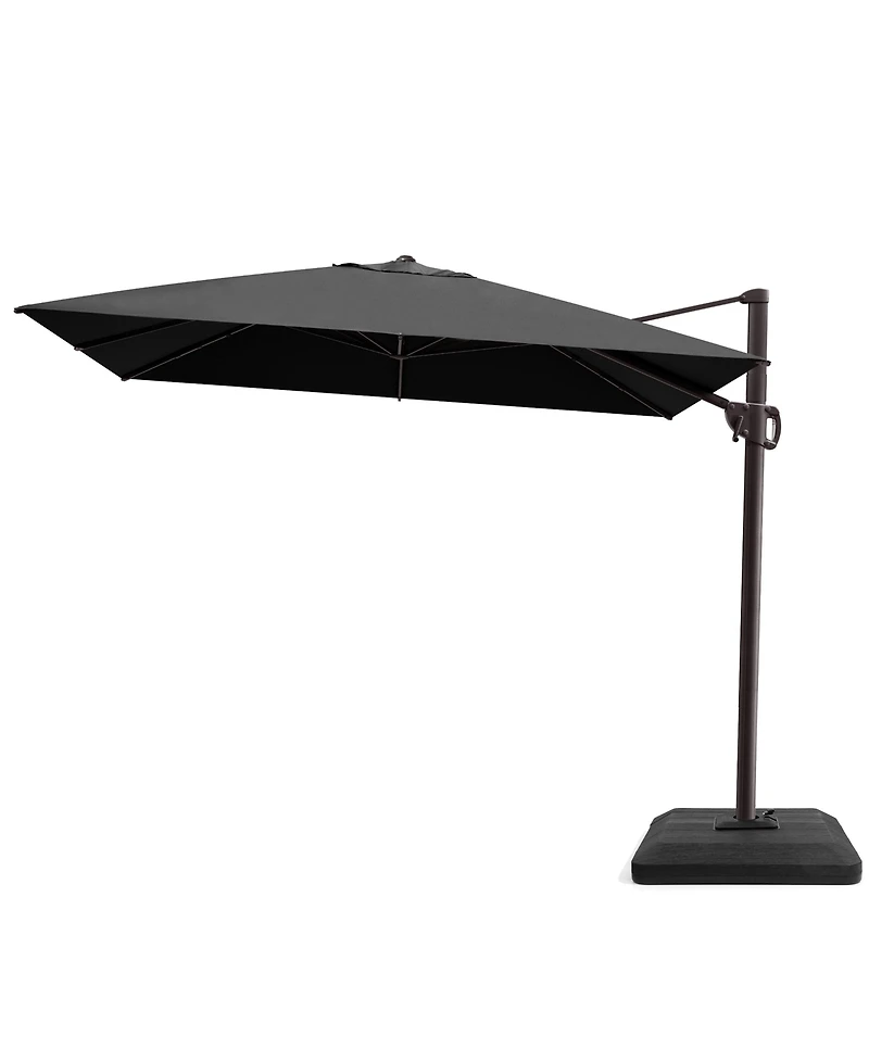 Pellebant Outdoor Patio 9X11Feet Aluminum Cantilever Umbrella with Base