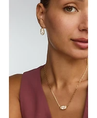 Kendra Scott Cubic Zirconia Lee Luxe Oval Drop Earrings