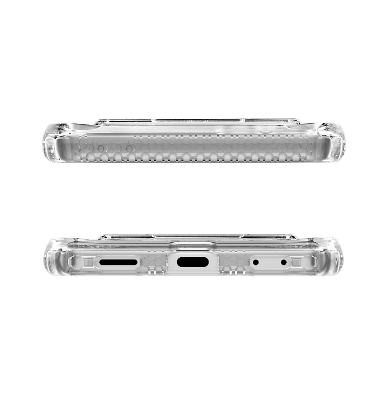 Itskins Hybrid_R Clear Hinge Case for Samsung Galaxy Z Flip7 - Transparent