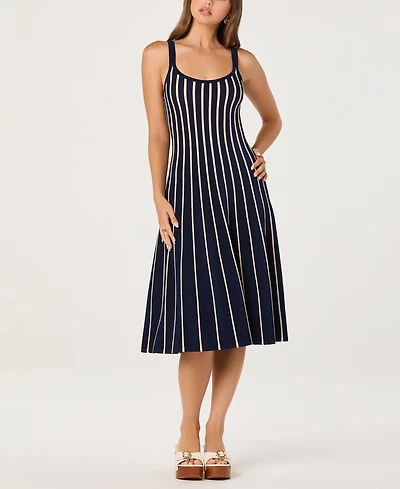 Astr the Label Women's Irecia Scoop Neck Midi Sweater Dress