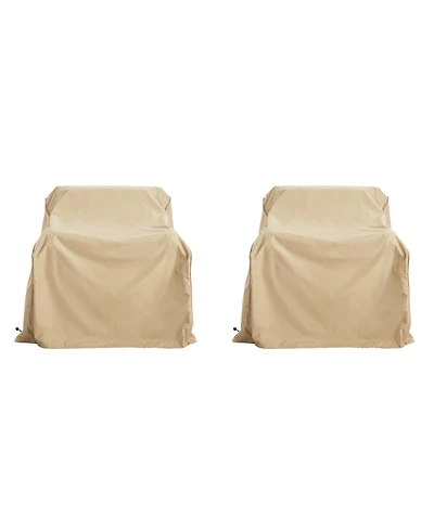 Busdays Patio Outdoor Club Chair Cover Set of 2 Waterproof Weather Resistant Furniture Protector